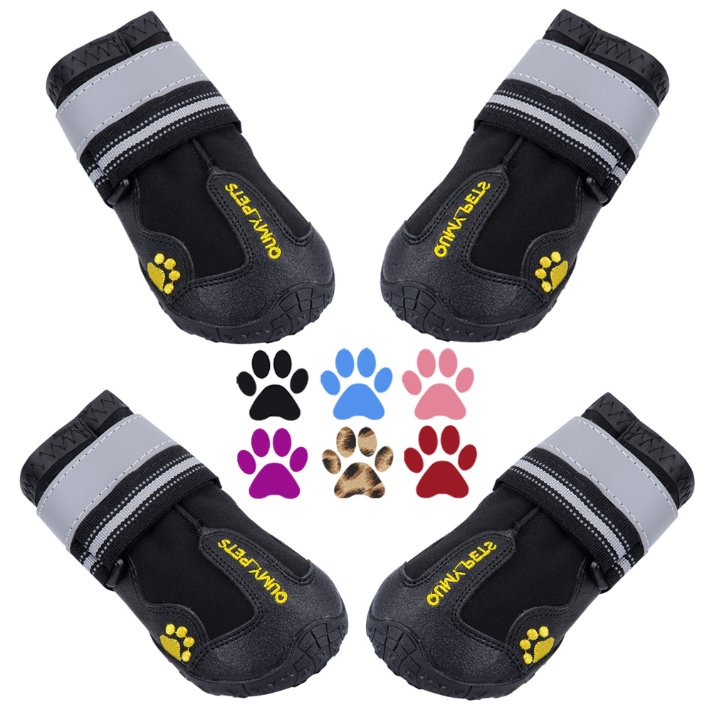 4pcs Dog Socks Anti Slip Waterproof Dog Shoes Boots Outdoor Indoor Paw  Protector