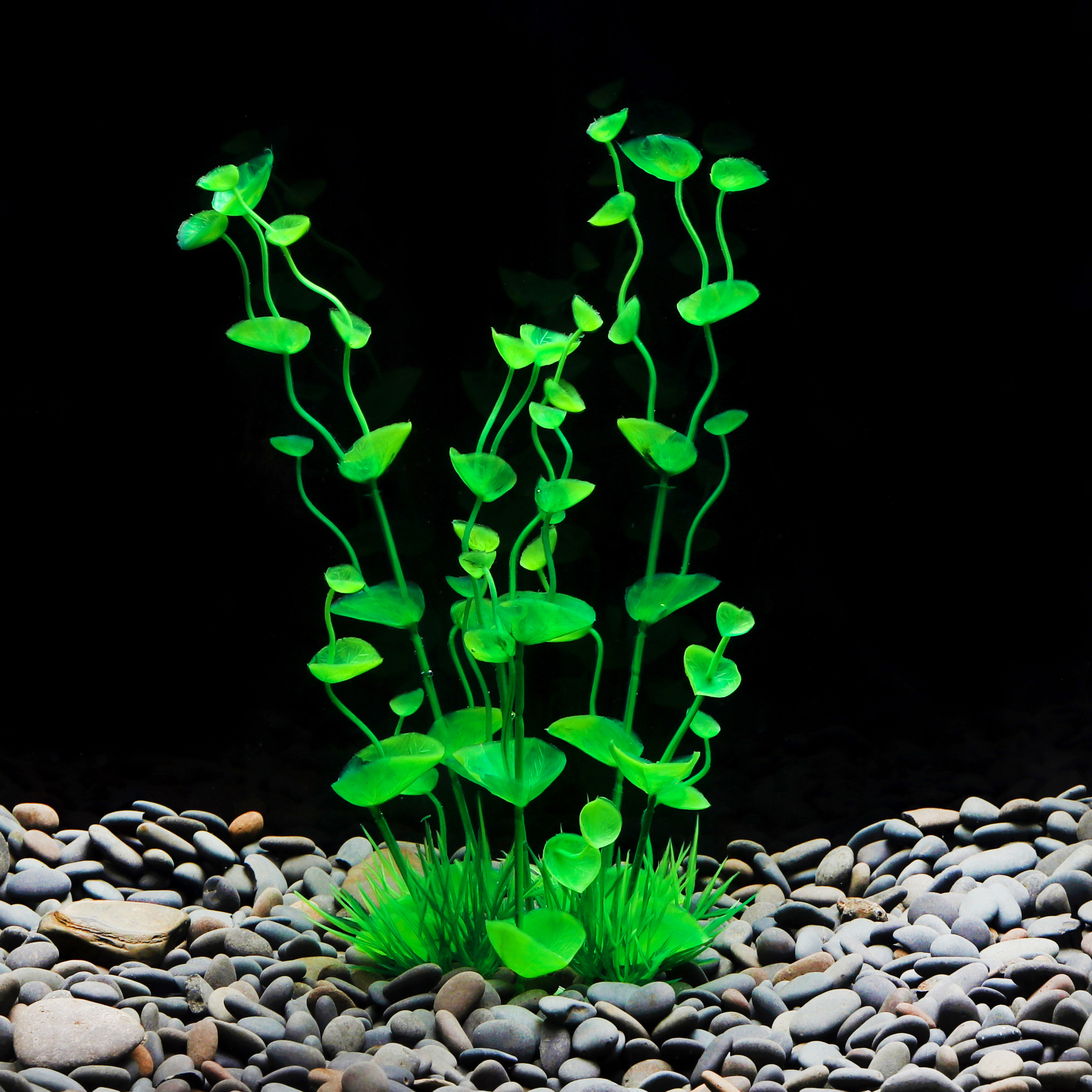 Artificial Plastic Aquarium Plant Non-Toxic Vibrant Aquarium Decoration Green Plant for All Fish Pet