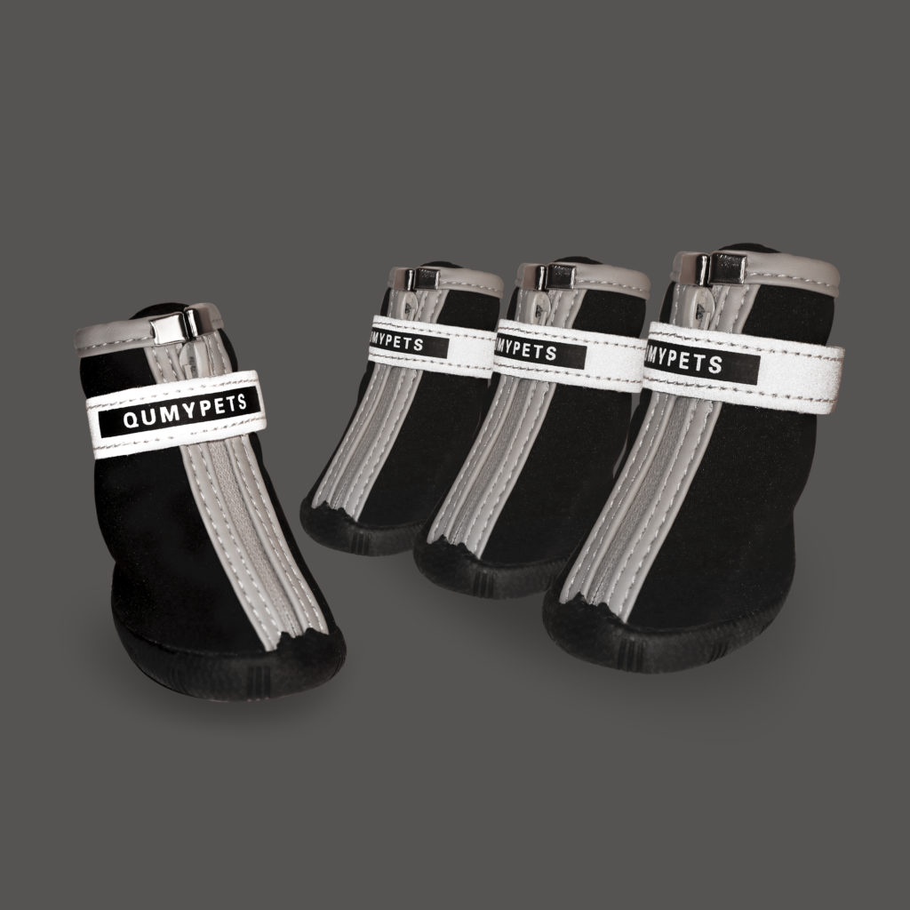 QUMY Small Dog Boots Waterproof Rain Winter Snow Shoes for Puppy Dog